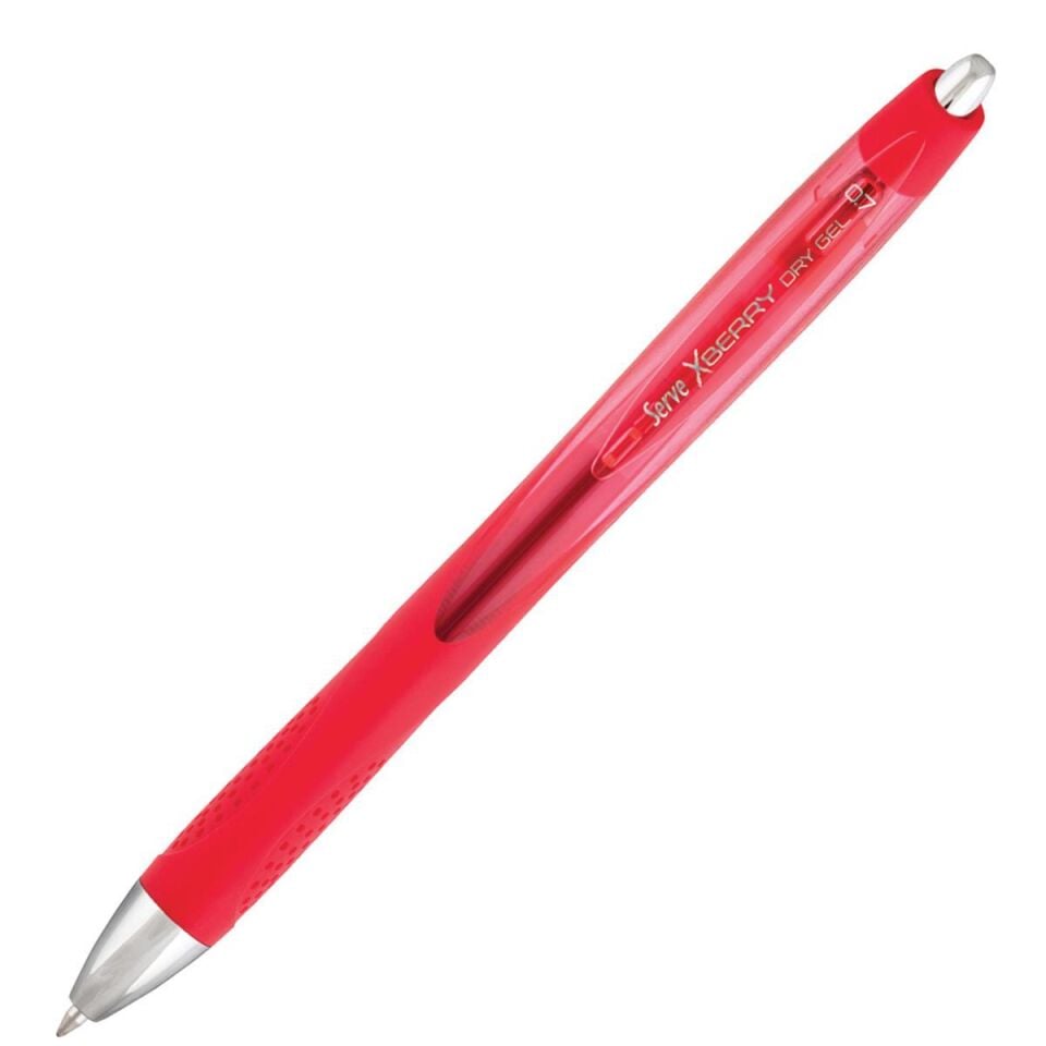Serve Jel Kalem 0,7 Mm Xberry Bilye Uç Kırmızı Sv-xbrgely0.7-02