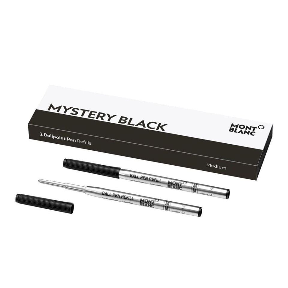 Montblanc Ballpoint Pen Refils Medium Mystery Siyah 128211