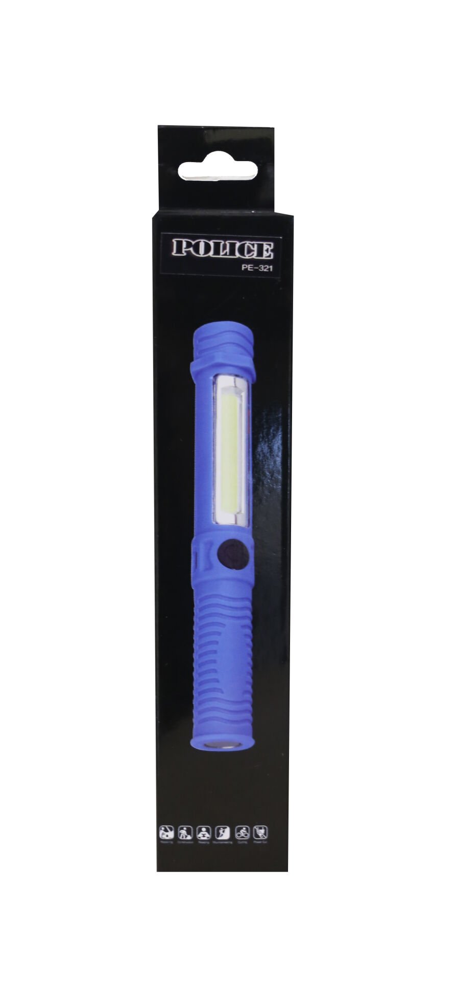 Police Pe-321 Yan Aydınlatma Işıklı Ve Magnet, Şarjlı El Feneri