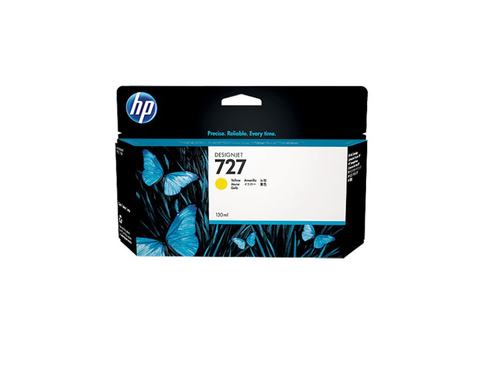 Hp 727 Yellow Sarı 130ml Plotter Kartuşu B3p21a