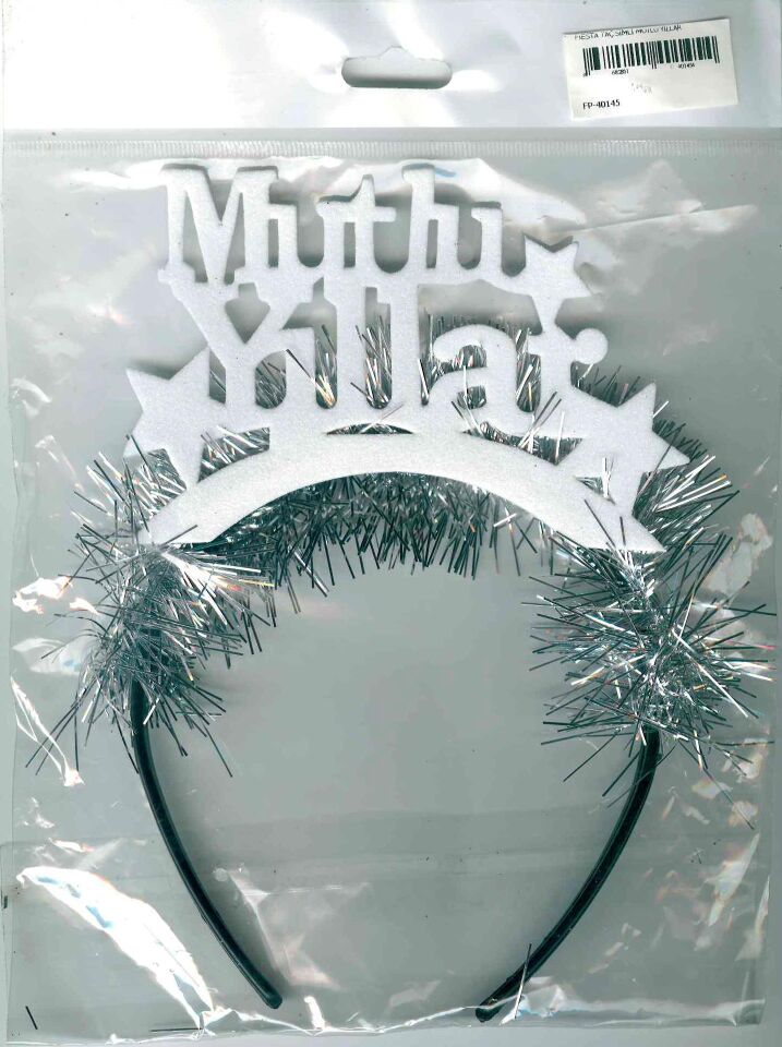 Nedi Fiesta Taç Simli Mutlu Yıllar Yazılı Fp-40145