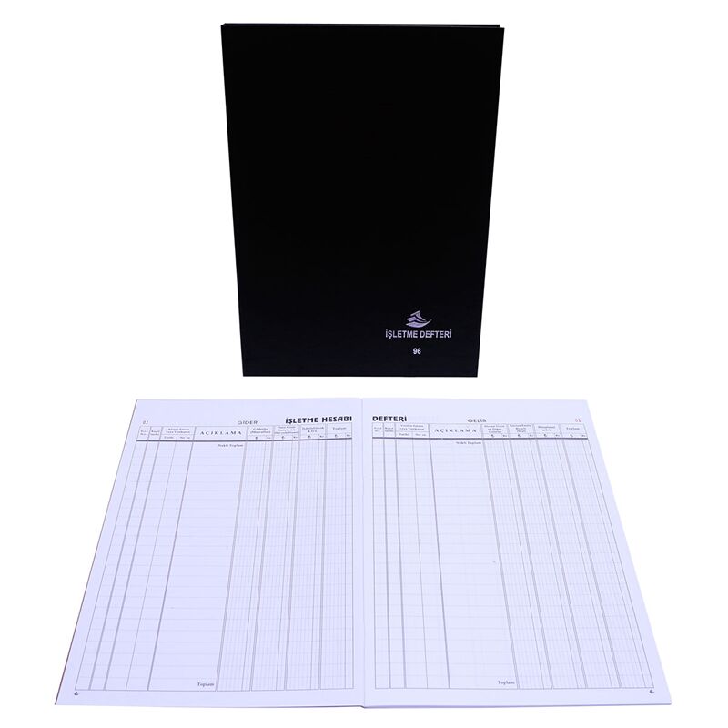 Armat İşletme Defteri Numaralı 96 Yp. Ciltli M1178