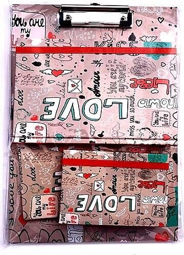 Tigra Sekreterlik Defter Seti Bej Love (005) Krf-4104