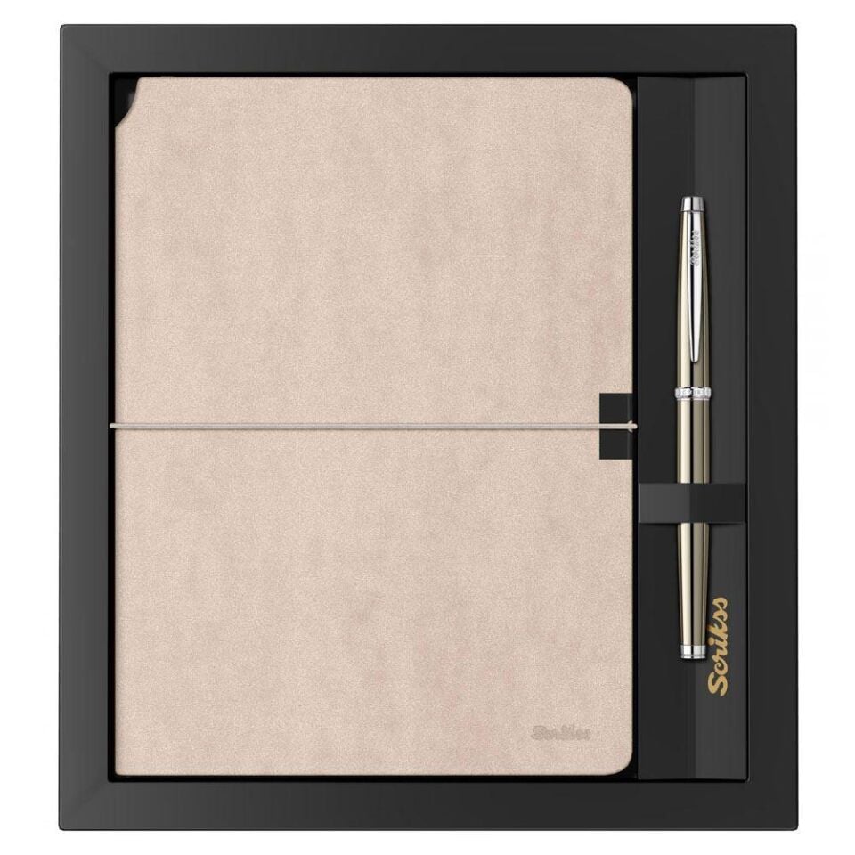 Scrikss Sd600-12 Verona Defter Bej&800 Roller Titanyum Krom