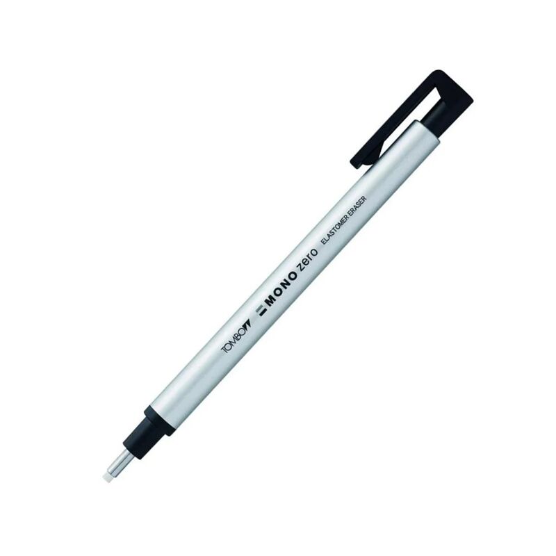 Tombow Mono Zero Kalem Silgi Yuvarlak Uç (2,3mm) Gümüş Lv-t-eh-kur 04