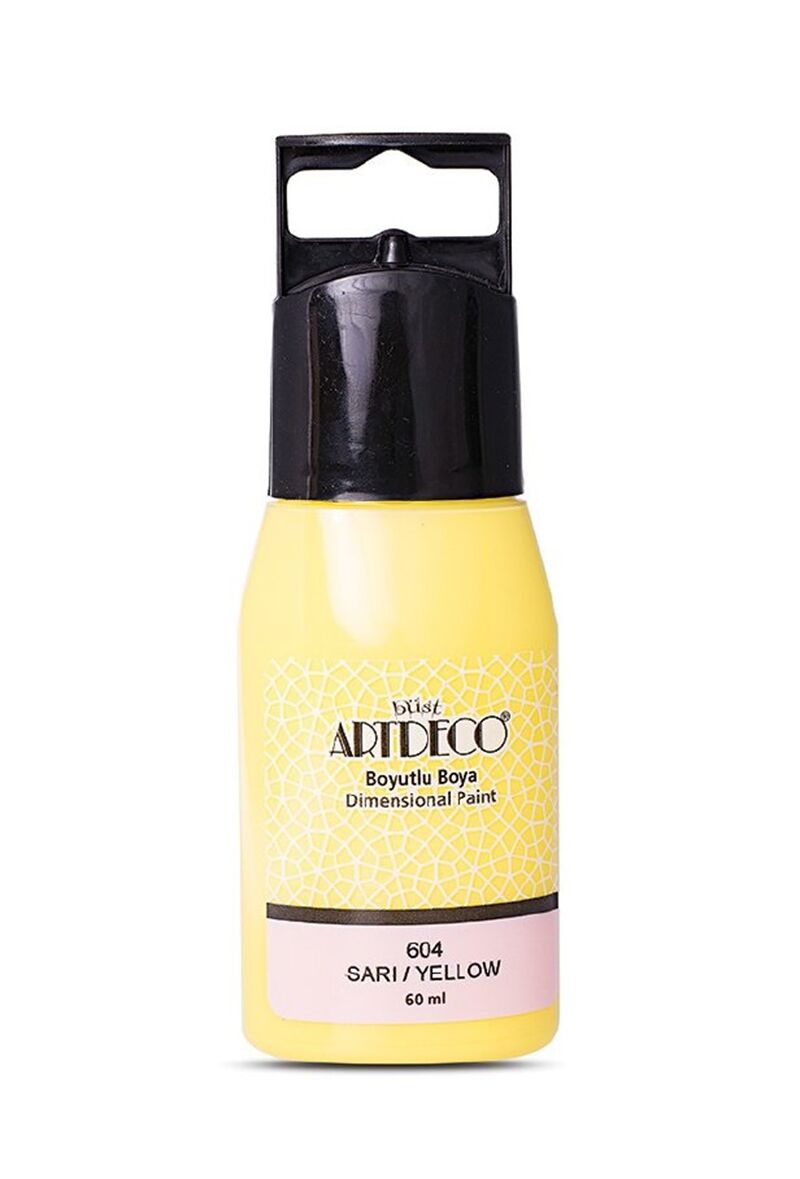 Artdeco Boyutlu Boya 60ml Sarı 604 Lv-y-042c-604