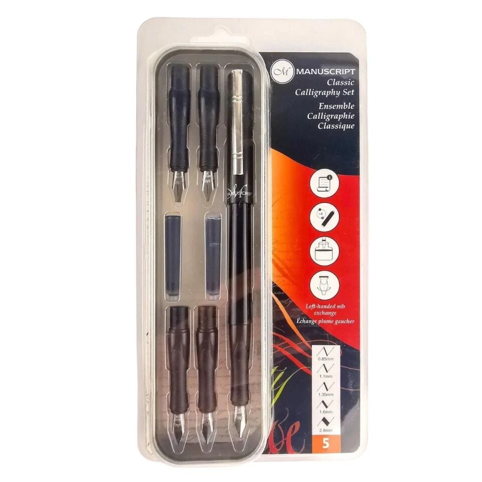Manuscrıpt Callıgraphy Set + 4 Yedek Klasik Mc1185l