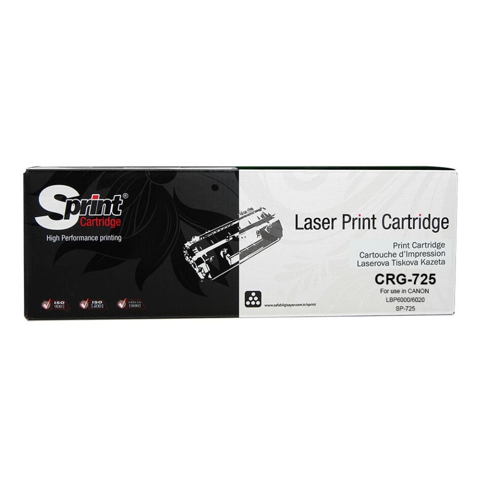 S Print Crg-725 Toner (1.6k*) Sp40-725