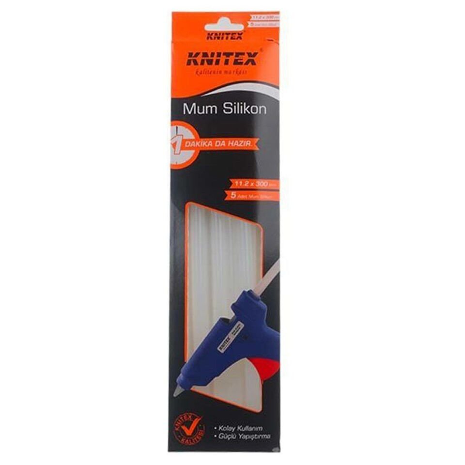 Knitex Ktx-2157 İnce Mum Silikon 8li