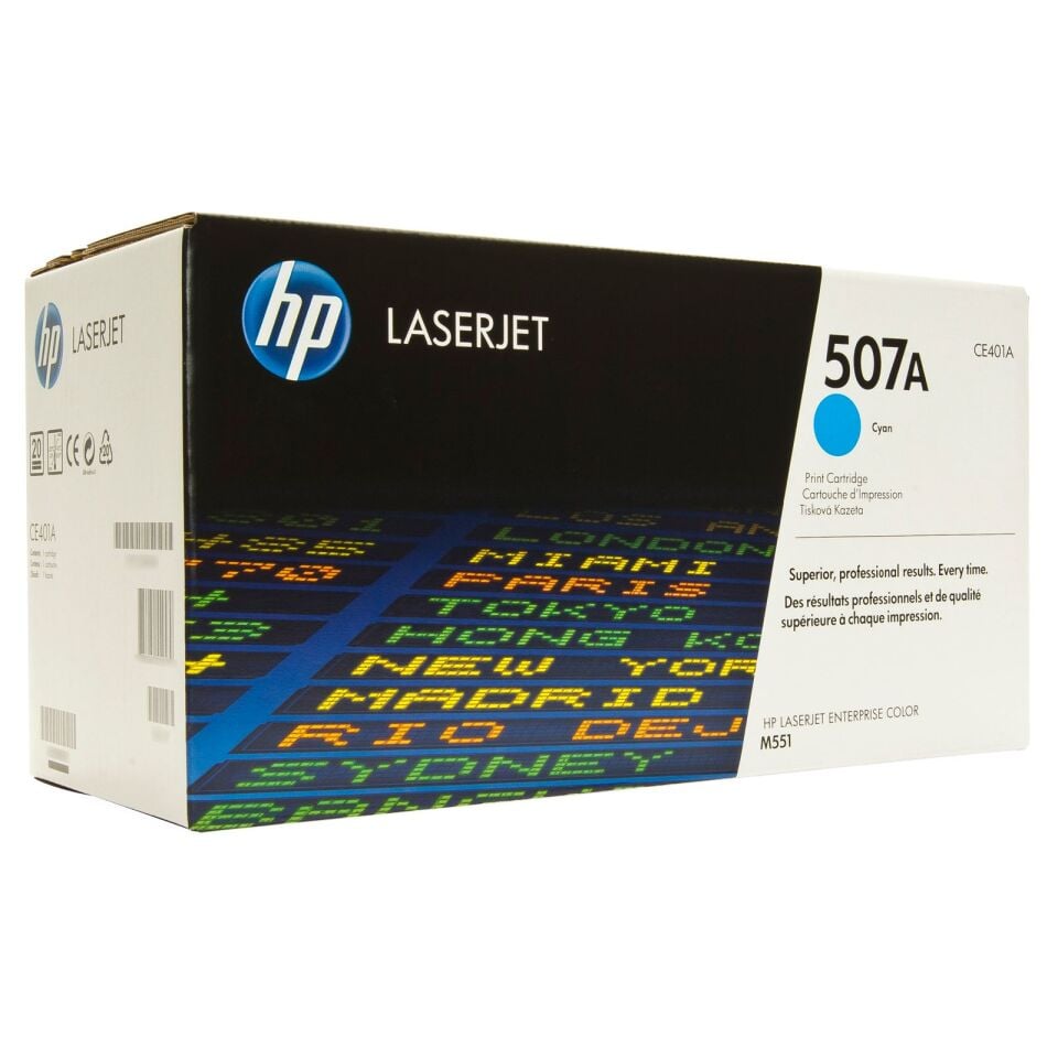 Hp 507a Cyan Mavi 6.000 Sayfa Toner Ce401a