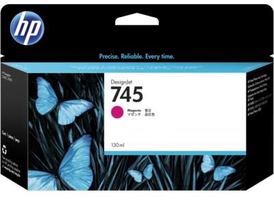 Hp 745 Magenta Kırmızı 130ml Plotter Kartuşu F9j95a