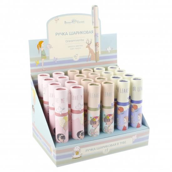 Bruno Visconti Dream Wrıte 0,7 Mm Tükenmez Kalem Silindir Kutu Mavi 20-0264-10