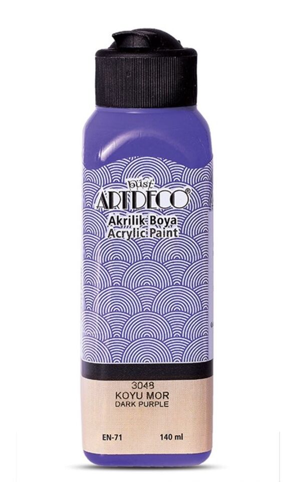 Artdeco Akrilik Boya 140ml Koyu Mor 3048 Lv-y-070r-3048