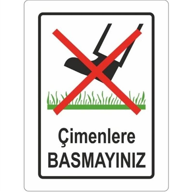 Ekstrafix 204 (yul-419) 25x35 Çimlere Basmayınız