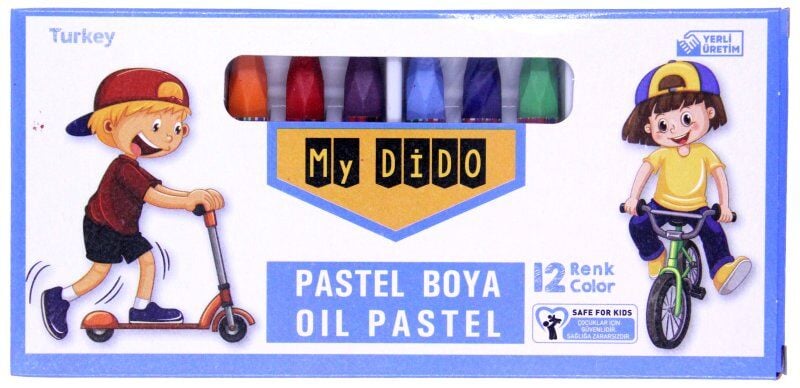 Mydido Pastel Boya 12'li Karton Kutu My622