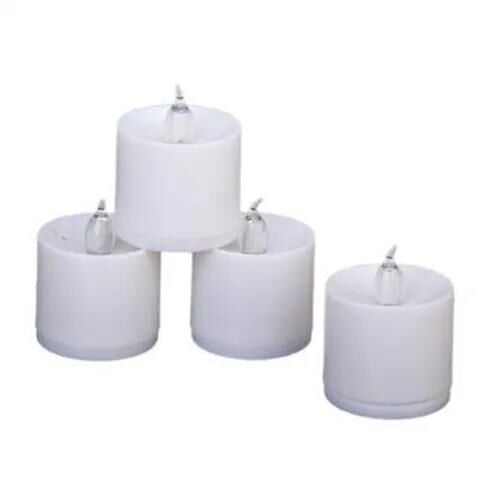 Nedi Işıklı Mum Pilli Tea Light Küçük Boy Beyaz Nedi-10804