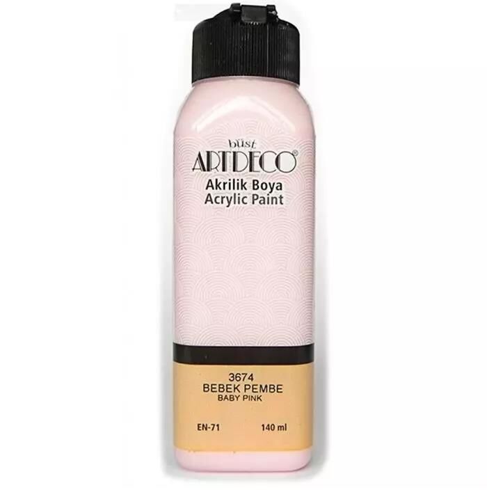 Artdeco Akrilik Boya 140ml Bebek Pembe 3674 Lv-y-070r-3674