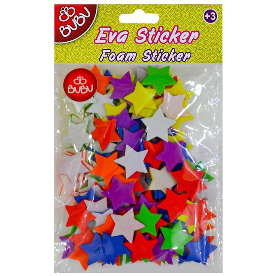 Bu-bu Sticker Eva Yıldız Orta Bubu-sts039