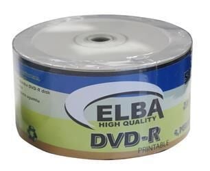 Elba Dvd-r 4,7 Gb / 120mın 50'li 16x Printable Shrink