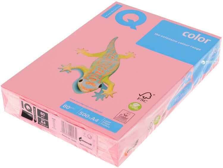 Iq Color Fotokopi Kağıdı A4 80 G/m² Pembe Ne1325-pı25