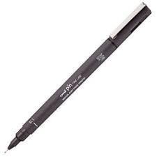Uniball Pin 0.1 Fine Line Akrilik Uçlu Kalem Koyu Gri Pın01-200
