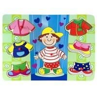 Bu-bu Kıyafet Giydirme Puzzle 8 Parça Ap0048