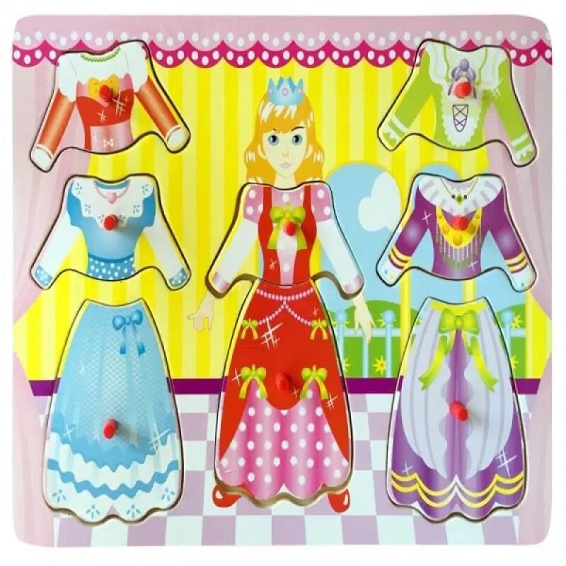 Bu-bu Kıyafet Giydirme Puzzle 8 Parça Ap0048