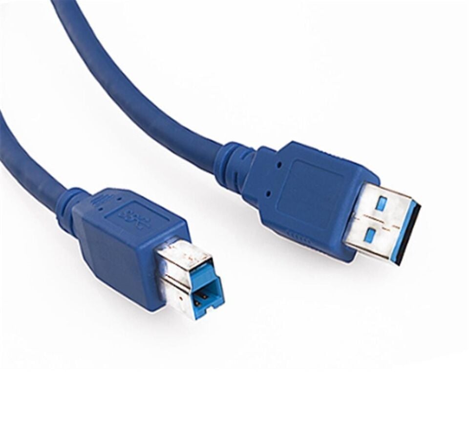 Vcom Yazıcı Kablosu 1,5 Mt Usb 3.0 Mavi Cu301