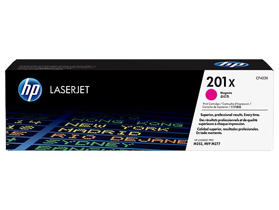 Hp 201x Magenta Kırmızı Yüksek Kapasite 2.800 Sayfa Toner Cf403x