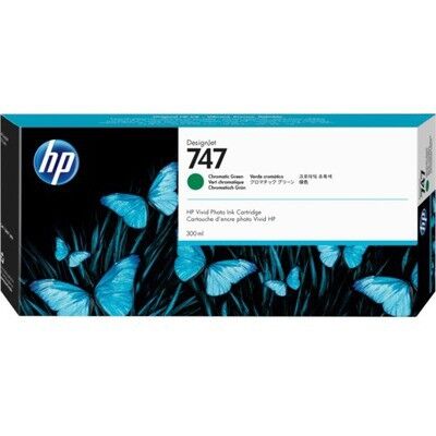 Hp 747 Chrmtc Green Kromatik Yeşil 300 Ml Plotter Kartuşu P2v84a