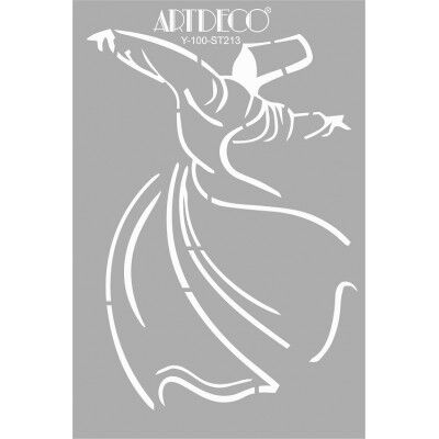 Artdeco Stencil A4 Semazen 213 Lv-y-100-st213