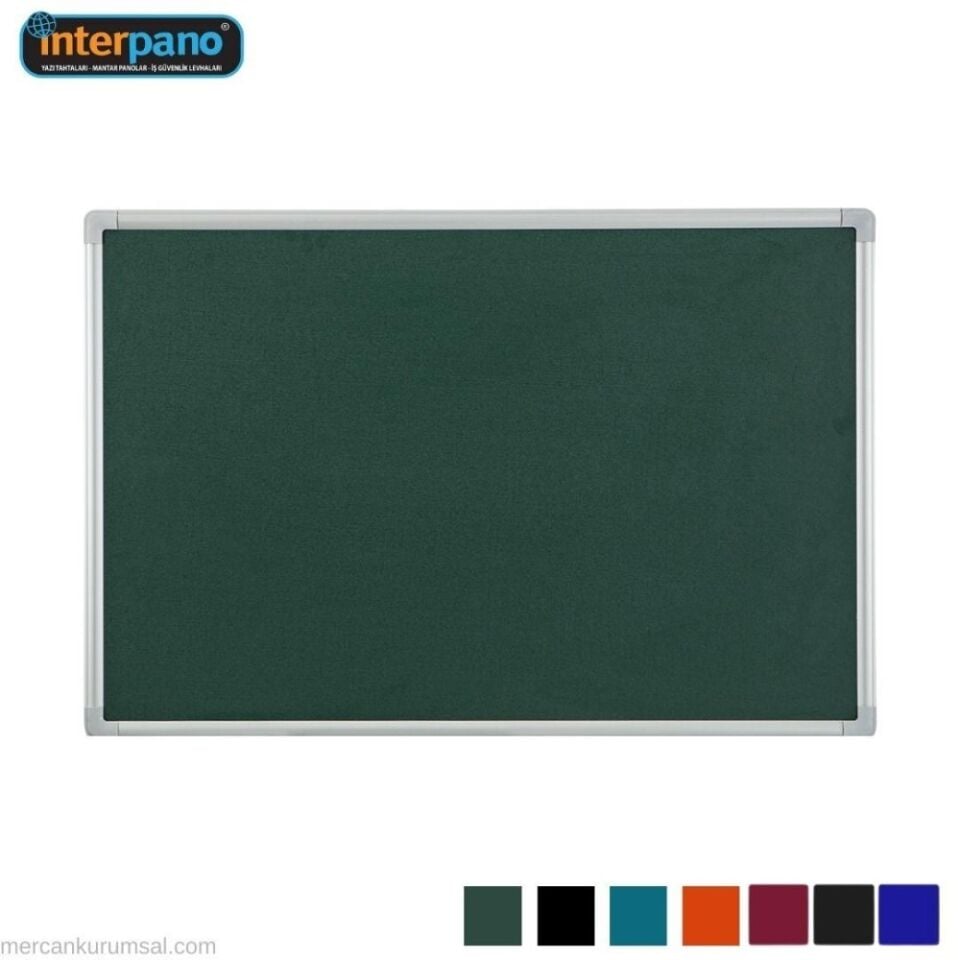 İnter Mantar Pano 100x150 Cm Çuhalı Yeşil Int-559-y