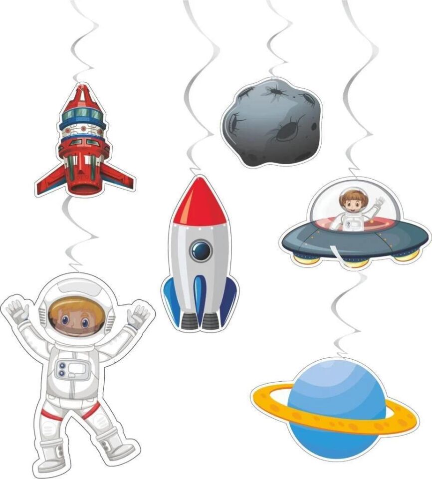 Nedi Helezon Süs 6 Lı Sarkıt Unıcorn 46584