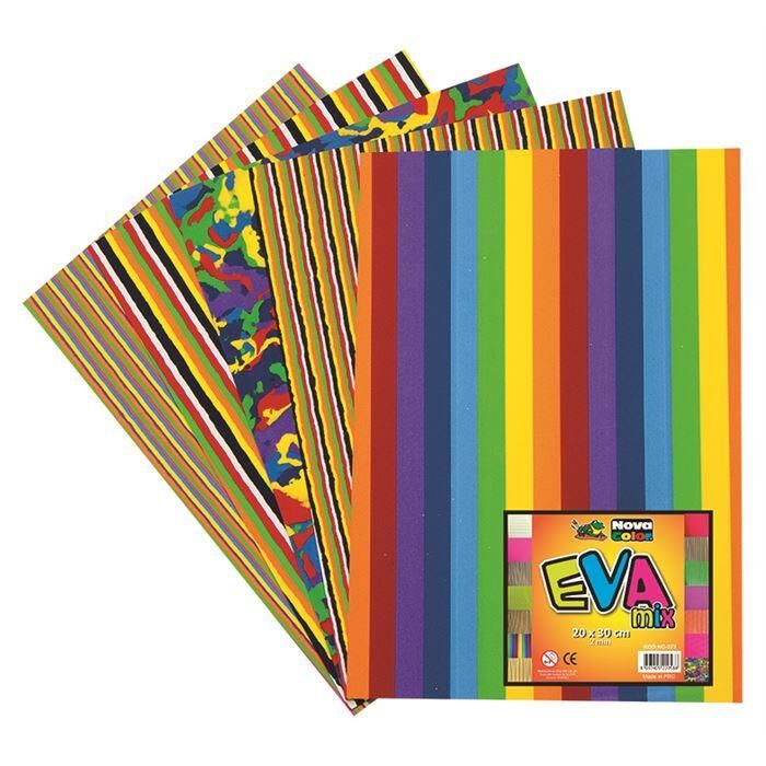 Nova Color Eva 20x30 Cm Desenli 5'li Mix Nc-273