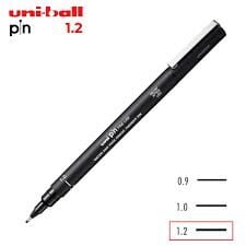 Uniball Pin 1.2 Fine Line Akrilik Uçlu Kalem Siyah Pın12-200
