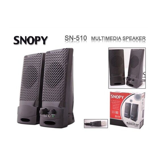 Snopy Sn-510 2.0 Siyah Usb Speaker
