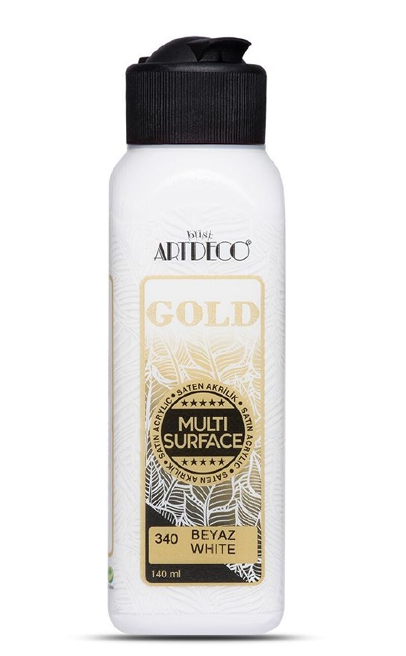 Artdeco Gold Multi-surface Akrilik Boya 140ml Beyaz 340 Lv-y-g70r-340
