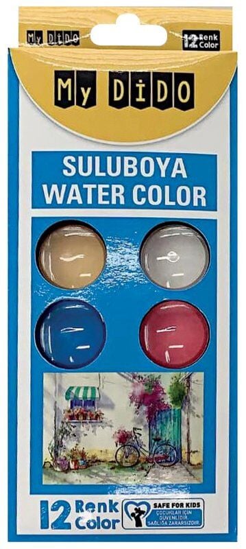 Mydido Sulu Boya 12 Li Büyük My0123