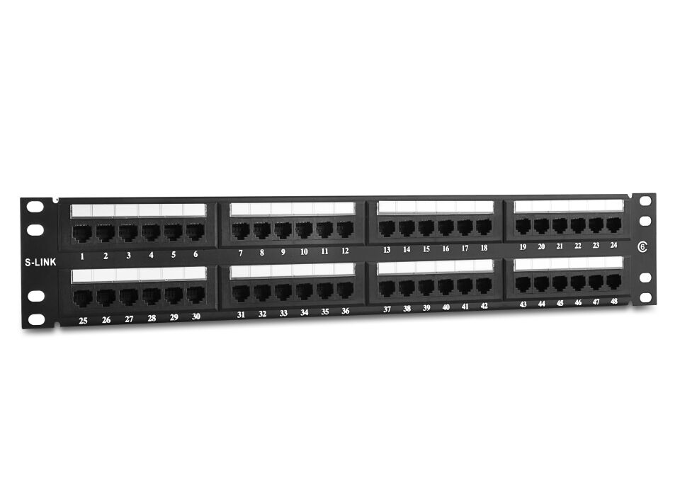 S-link Sl-pc48 48 Port Cat5 Utp Patch Panel
