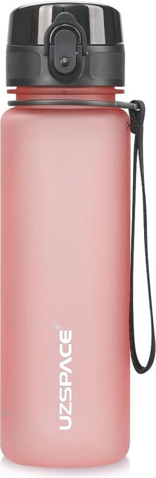Uzspace Tritan 1000 Ml Matara Açık Pembe 3038