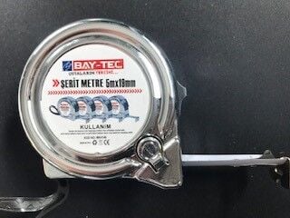 Bay-tec Mk4146 5mt 19mm Krom Şerit Metre