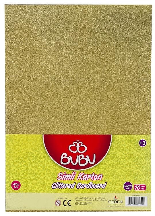 Bu-bu Fon Kartonu Simli 50x70 Cm Fk0005