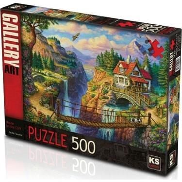Ks Games Puzzle 500 Parça House On The Cliff 20012