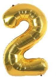 Nedi Folyo Balon Rakam 40'' 100 Cm Altın ( 2 )