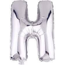Nedi Party Marty Folyo Harf Balon 40'' Gümüş (h)