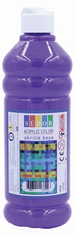 Südor Akrilik Boya 500 Ml Mor Sd1009-09