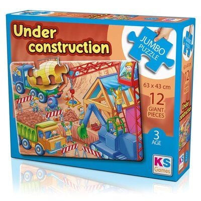 Ks Games Jumbo Puzzle 50 Parça Under Construction Jp-31004