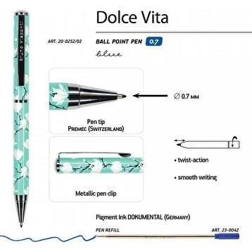 Dolce Vıta Metal Gövde Tükenmez Kalem 0,7 Kutulu