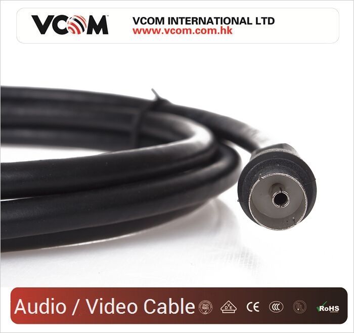 Vcom Cv602-b 10mt Analog Siyah Tv Uzatma