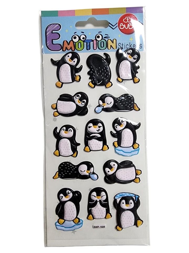 Bu-bu Emotıons Stıckers Penguın 9x21 Swp-1606
